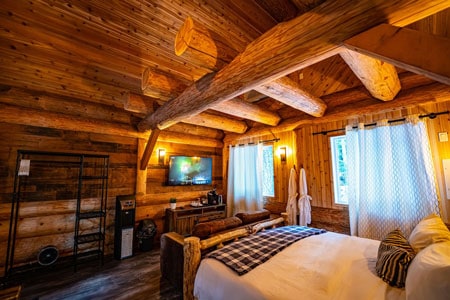 Boulder Mountain Resort Rustic Cabin Glamping in BC
