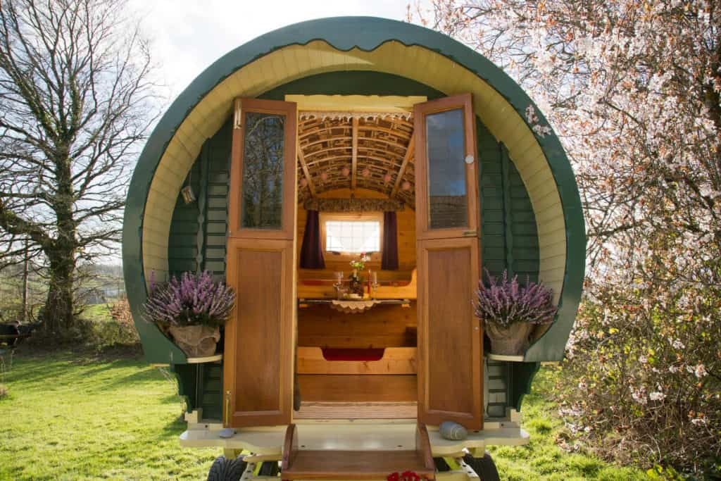 Gypsy caravan entrance