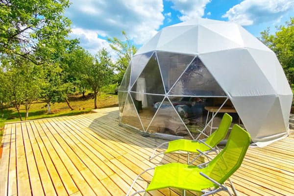 Romania Glamping Dome in Vale