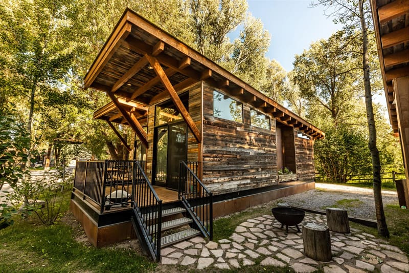 fireside resort glamping Wyoming