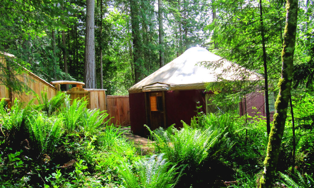 Saltspring Island Yurt Vacation