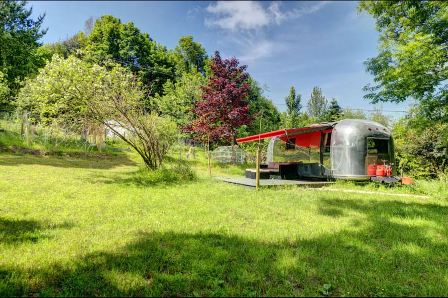 Cornwall Glamping 1967 Retro American Airstream