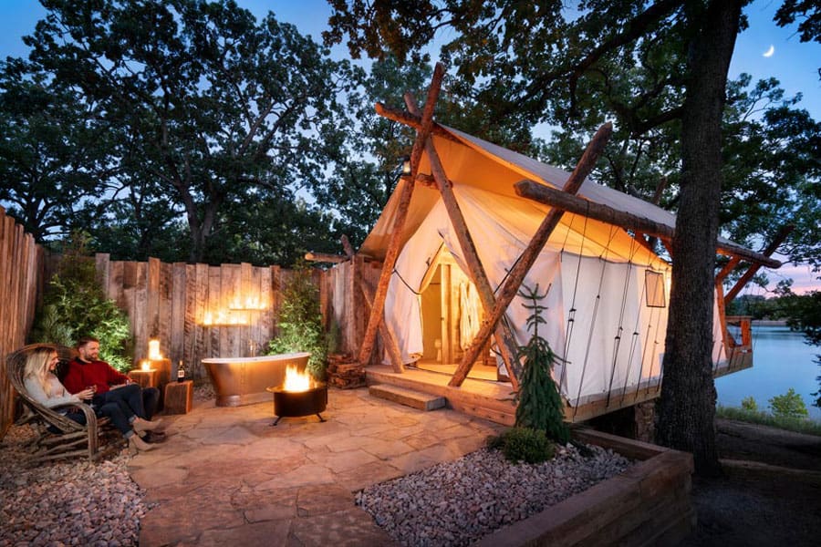 Big Cedar Missouri Glamping at Camp Long Creek