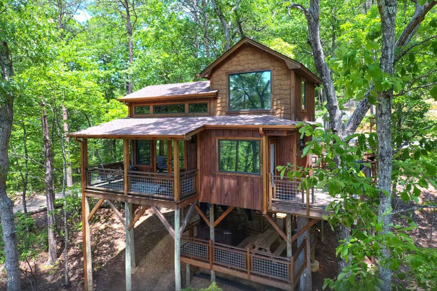 Canopy Blue Treehouse Blue Ridge