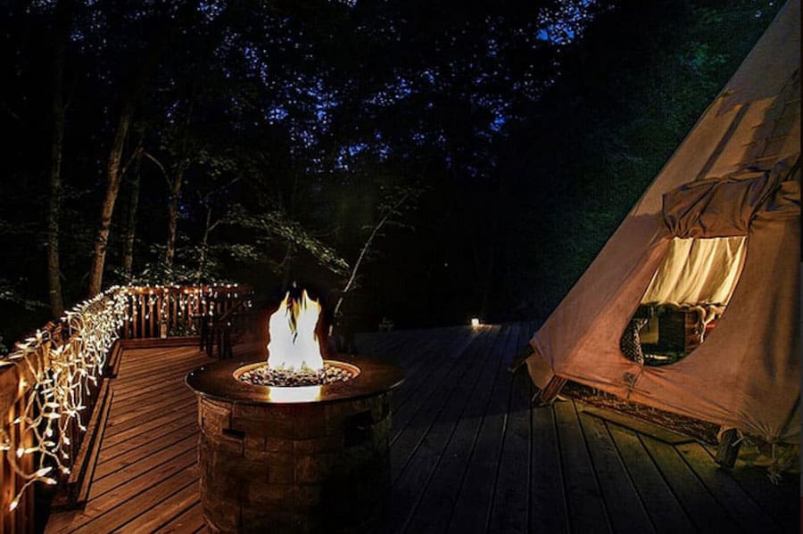 The Magic Missouri Glamping Tipi Retreat in the Ozarks