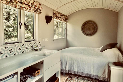 The Oaks Shepherd Huts in Norfolk inside