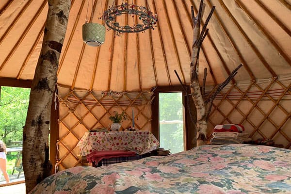 Brock Yurt inside