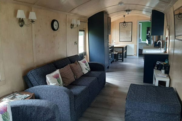 Northumberland Railway Carriage inside