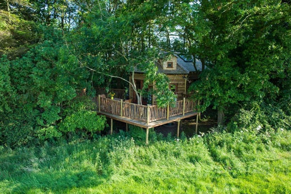 Woodland Chase Luxury Glamping Northumberland treehouse