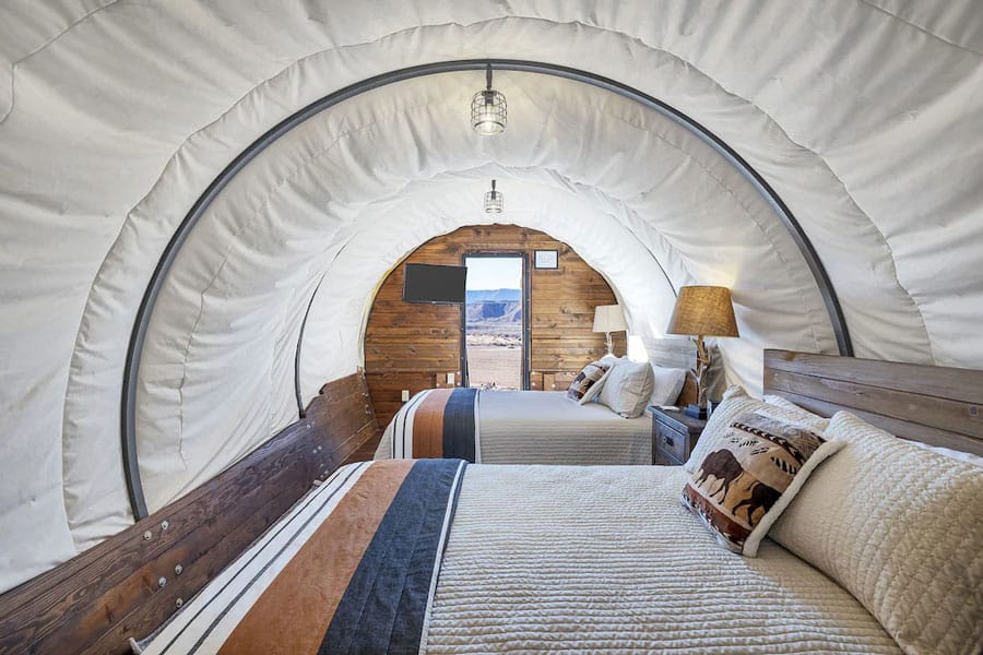 Glamping in Zion Weeping Buffalo Resort 