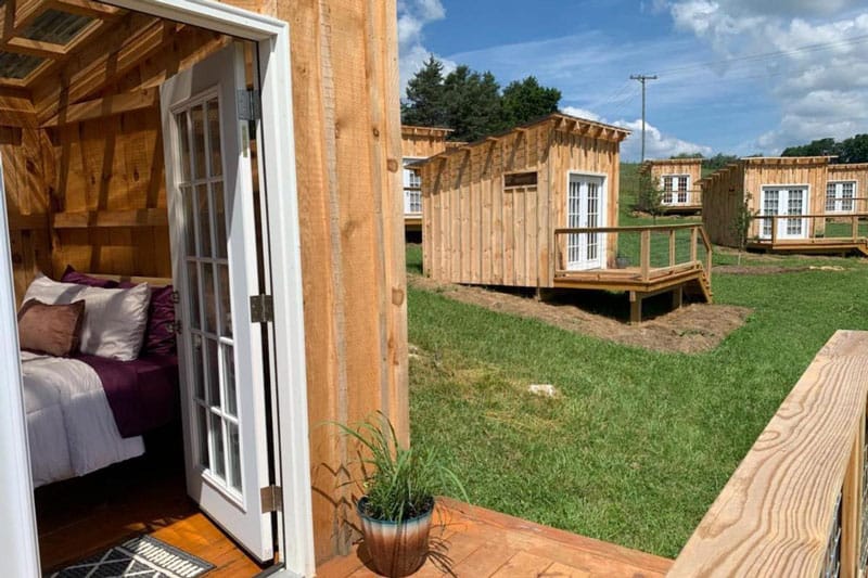 The Virginia Cabins on 1Tribe Farm