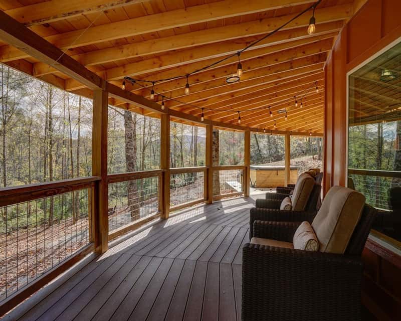 The Big Bryson City Yurt in North Carolina