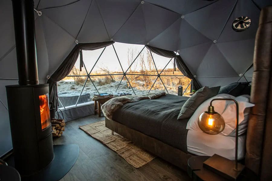 Glamping Iceland in Reykjavik Domes