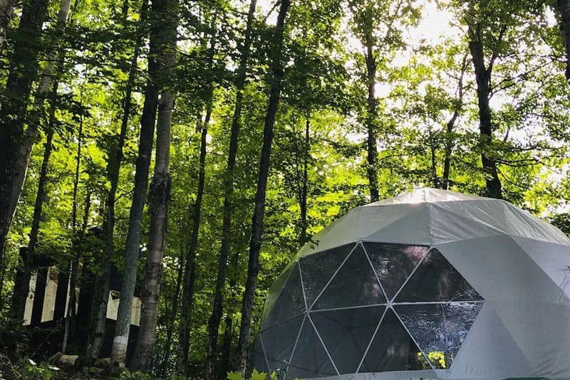 Waterfron Ontario Glamping Dome & Cabin