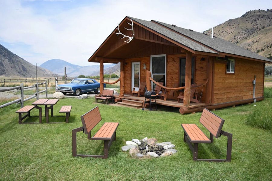 Electric Peak Yellowstone Cabin