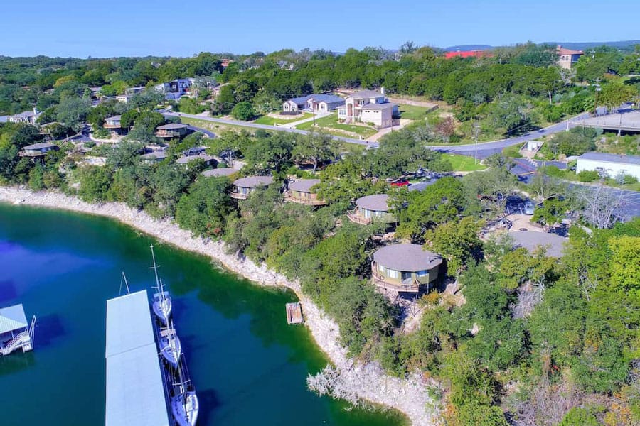 Lake Travis Treehouses near Austin