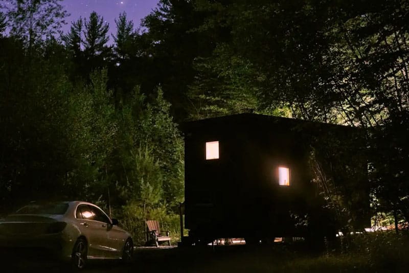 Getaway House Houston night