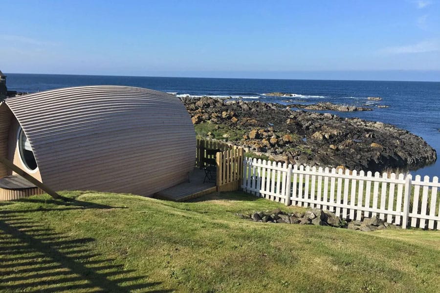 door to shore Glamping in Scotland
