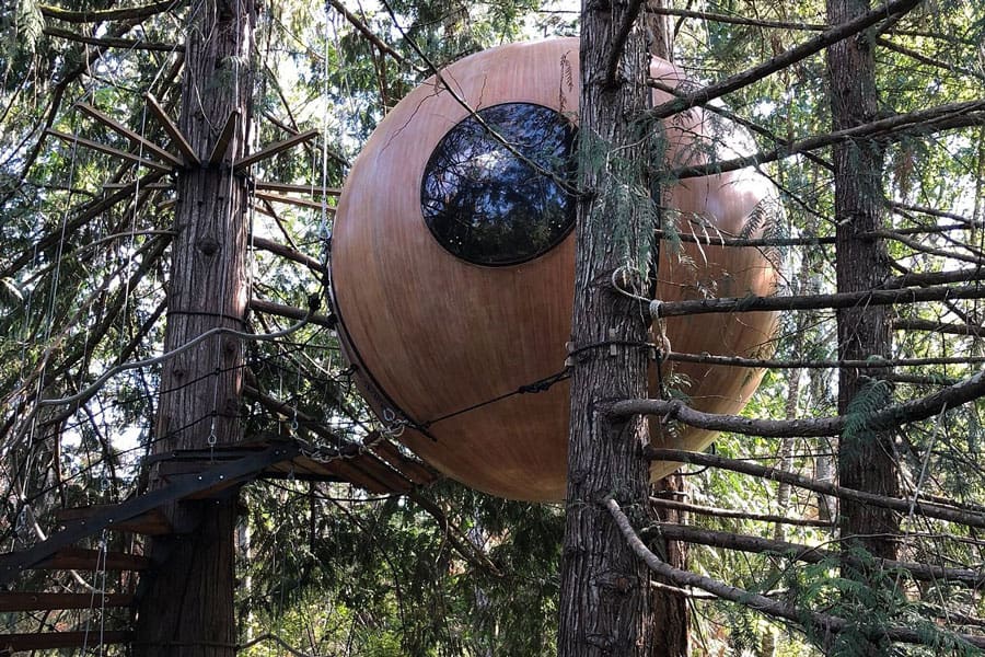 Free Spirit Spheres Glamping at Qualicum