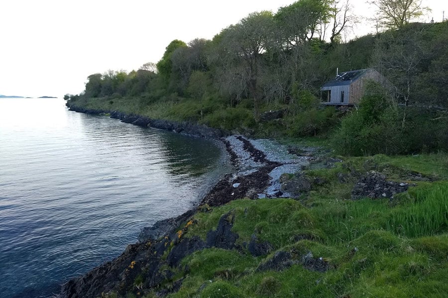isle of Lismore glamping cabin