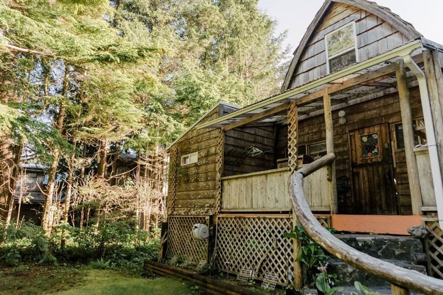 Michel’s Cabin Glamping in Tofino B.C