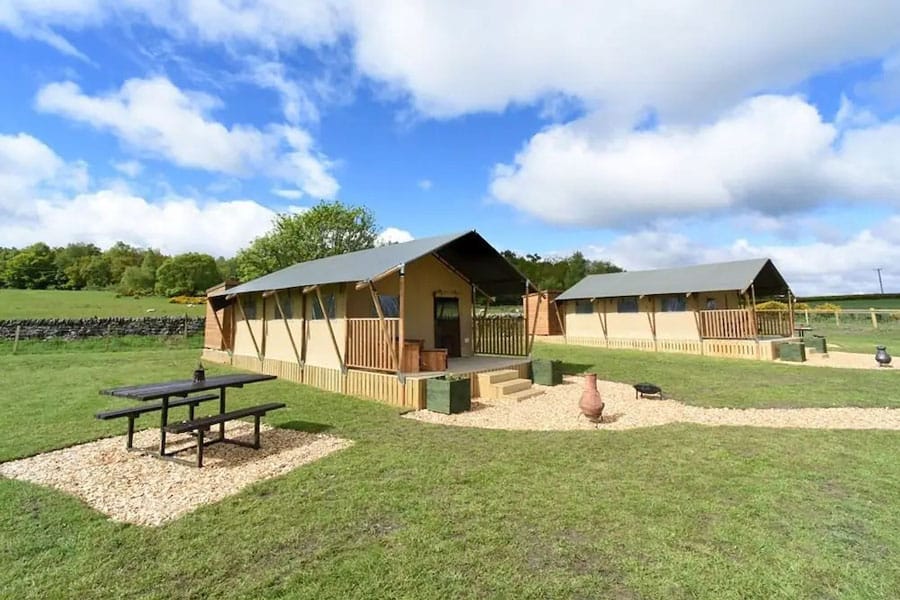 Carr's Hill Safari Tents in Scotland
