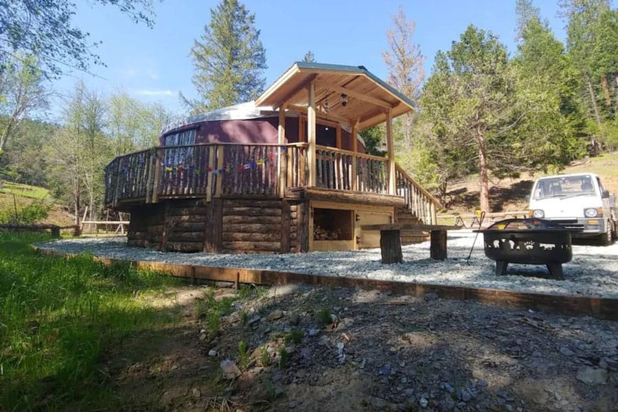 The Hippie Shack Oregon Yurt