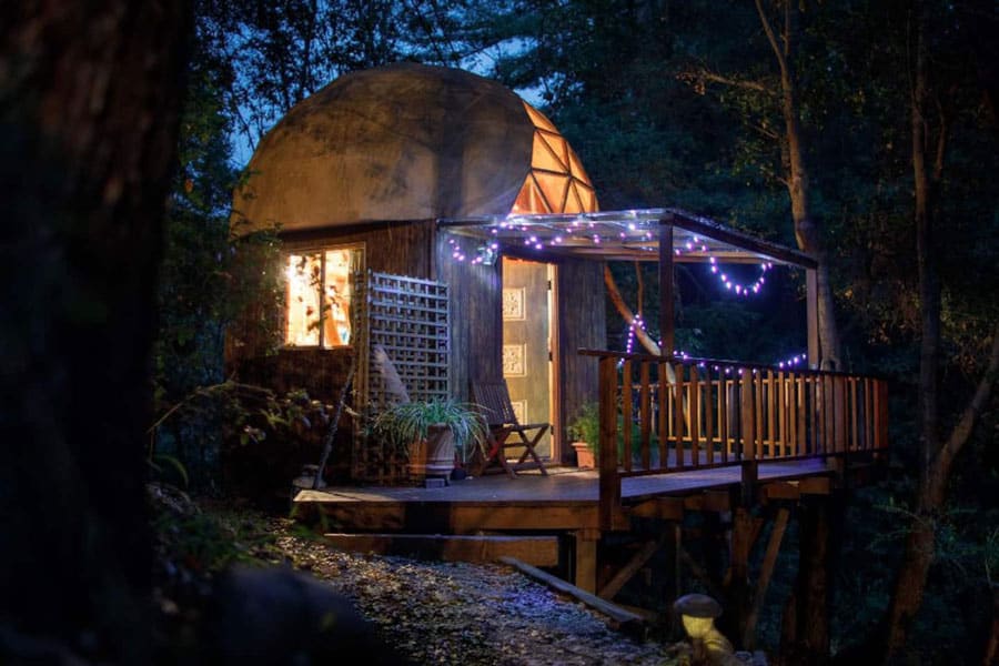 The Mushroom Dome Glamping Retreat in California