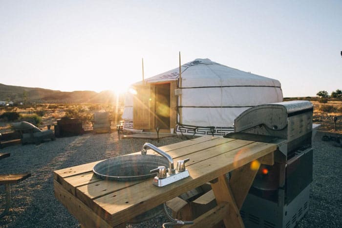 28 Palms Ranch Yurts in Joshua Tree