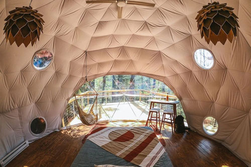 Dome Town Red River Gorge Treehouses inside
