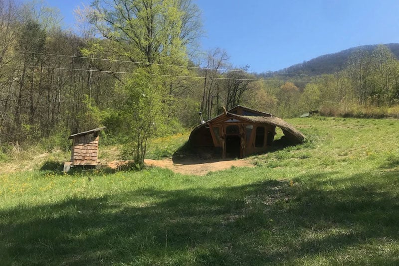 North Carolina Glamping in a Hobbit House