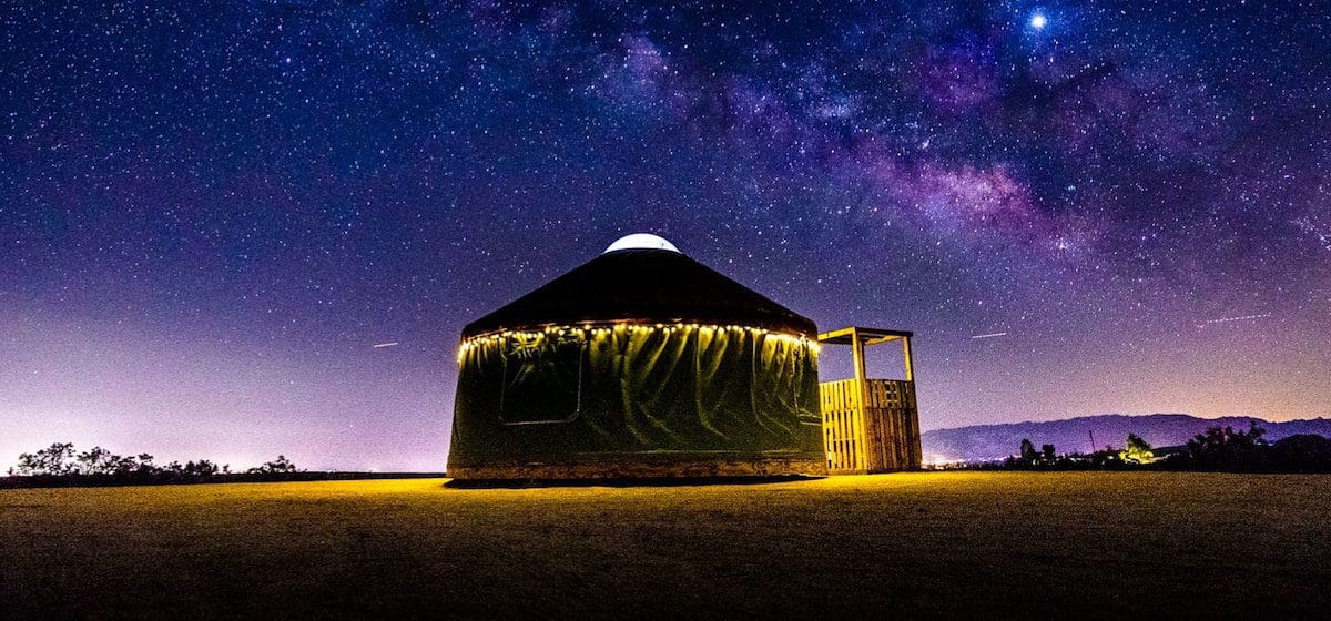 Yurts in Joshua Tree