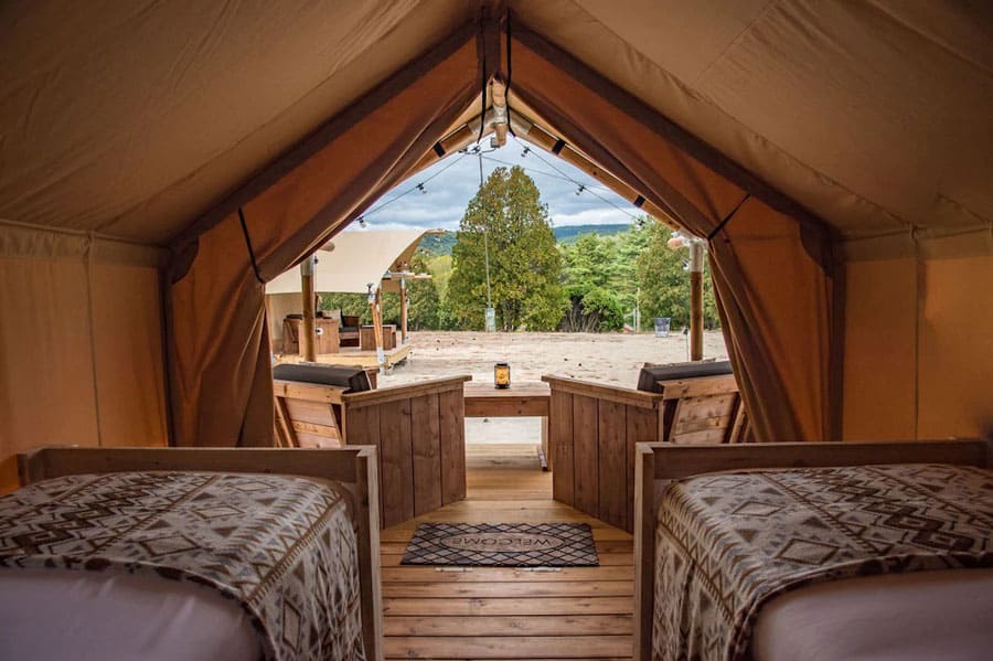 Safari Tent Glamping at Lake George NY