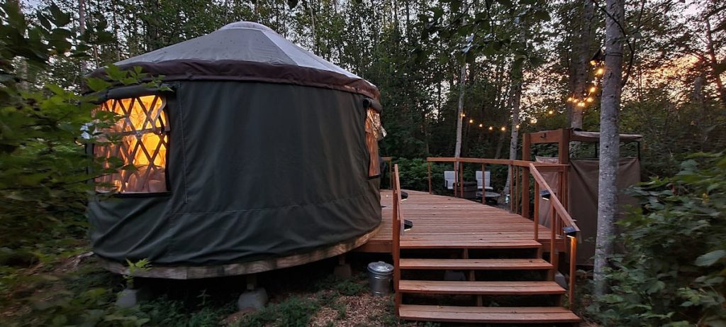 Hideaway Glamping Yurt in WA