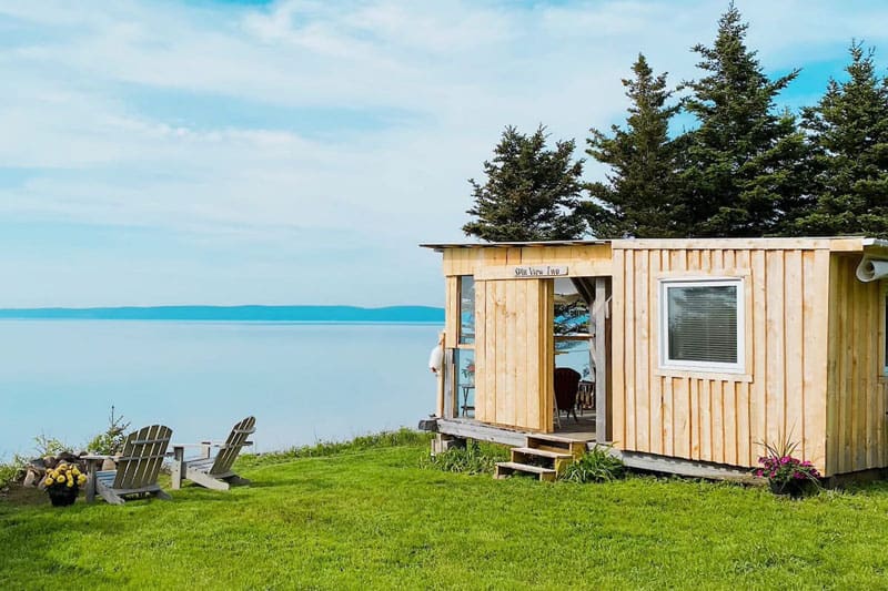 Split View Cabin Glamping Nova Scotia