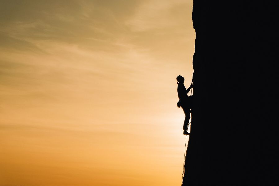rock climbing Leavenworth