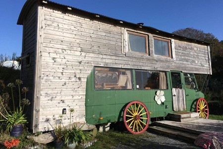 Caravan Cork Glamping at Inch Hideaway Eco Camping