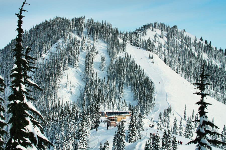 Skiing near Leavenworth