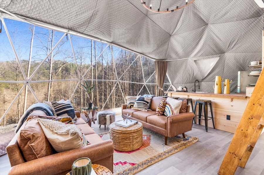 Further Up the Road Glamping Domes Tennessee