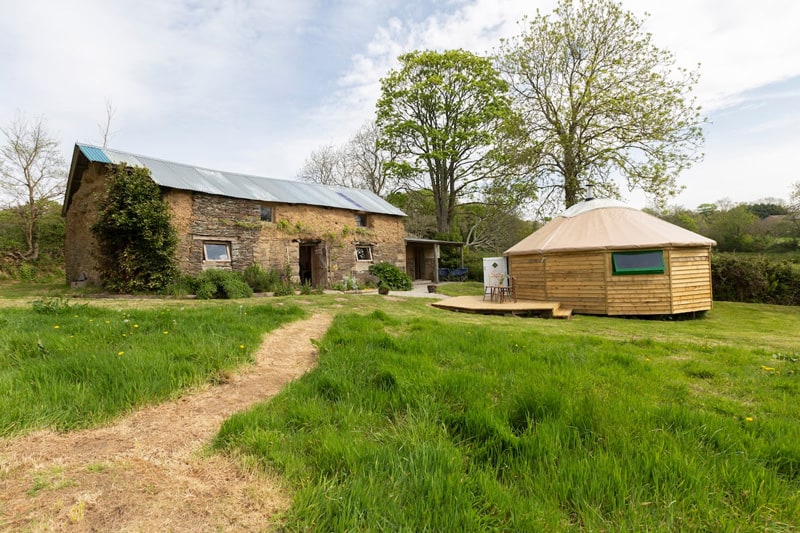Idyllic, secluded Yurt in Cornwall