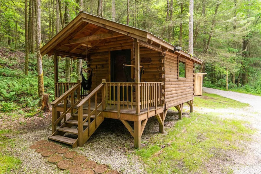 Cozy Creek Minimalist Cabin in Red River Gorge