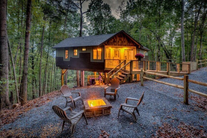 Blue Moon Ridge Treehouse near Blue Ridge