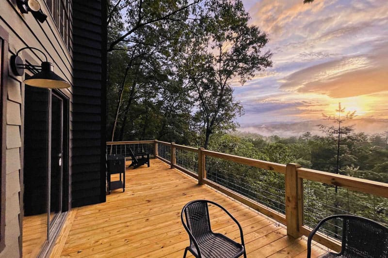 The Hilltop Haus A-Frame in Blue Ridge GA