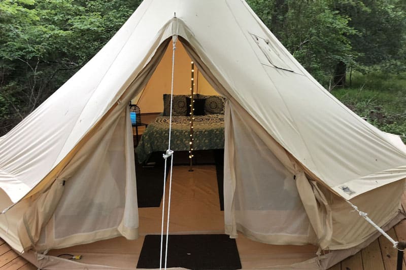 Glamping in Oklahoma at Layla's Dream