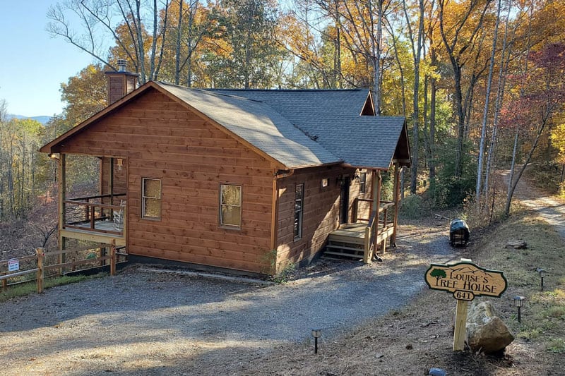 Louise's Tree House near Blue Ridge Georgia