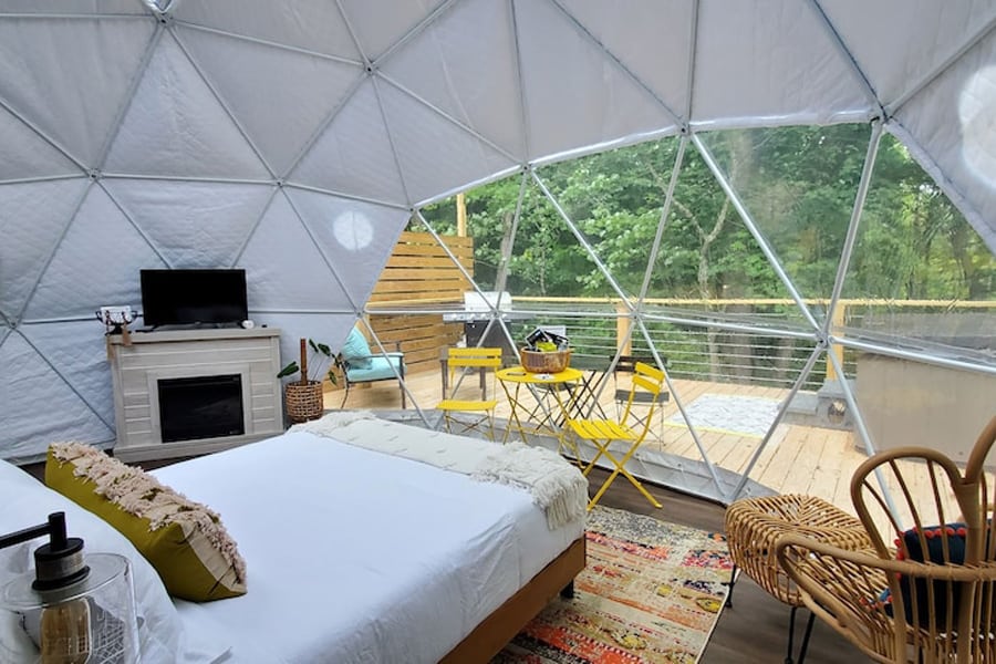 The Penguin Geodesic Dome in Ohio