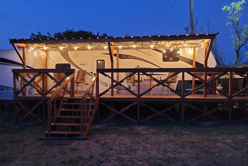 Glamping in Oklahoma Rustic RV