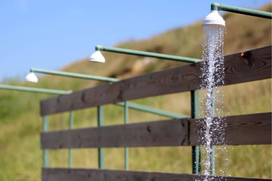 outdoor shower