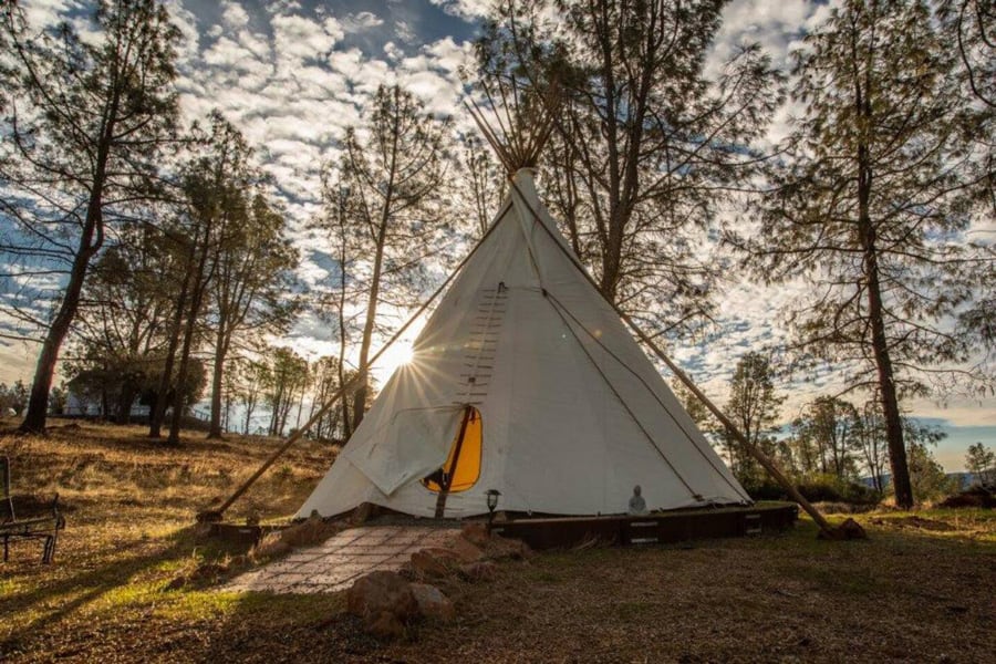 Magical Glamping Sonoma Tipi and Trailer