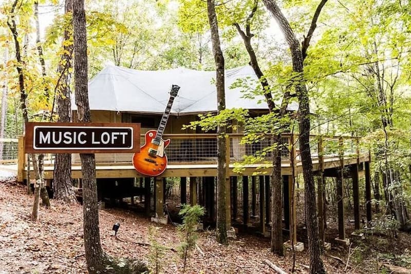Shaka Style Safari Tent Glamping in Alabama